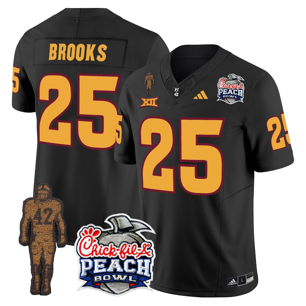 SD Pat Tillman & Peach Bowl Patch Vapor Limited Jersey