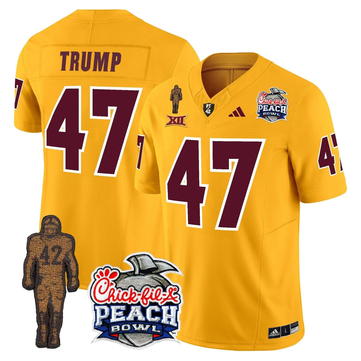 SD Pat Tillman & Peach Bowl Patch Vapor Limited Jersey