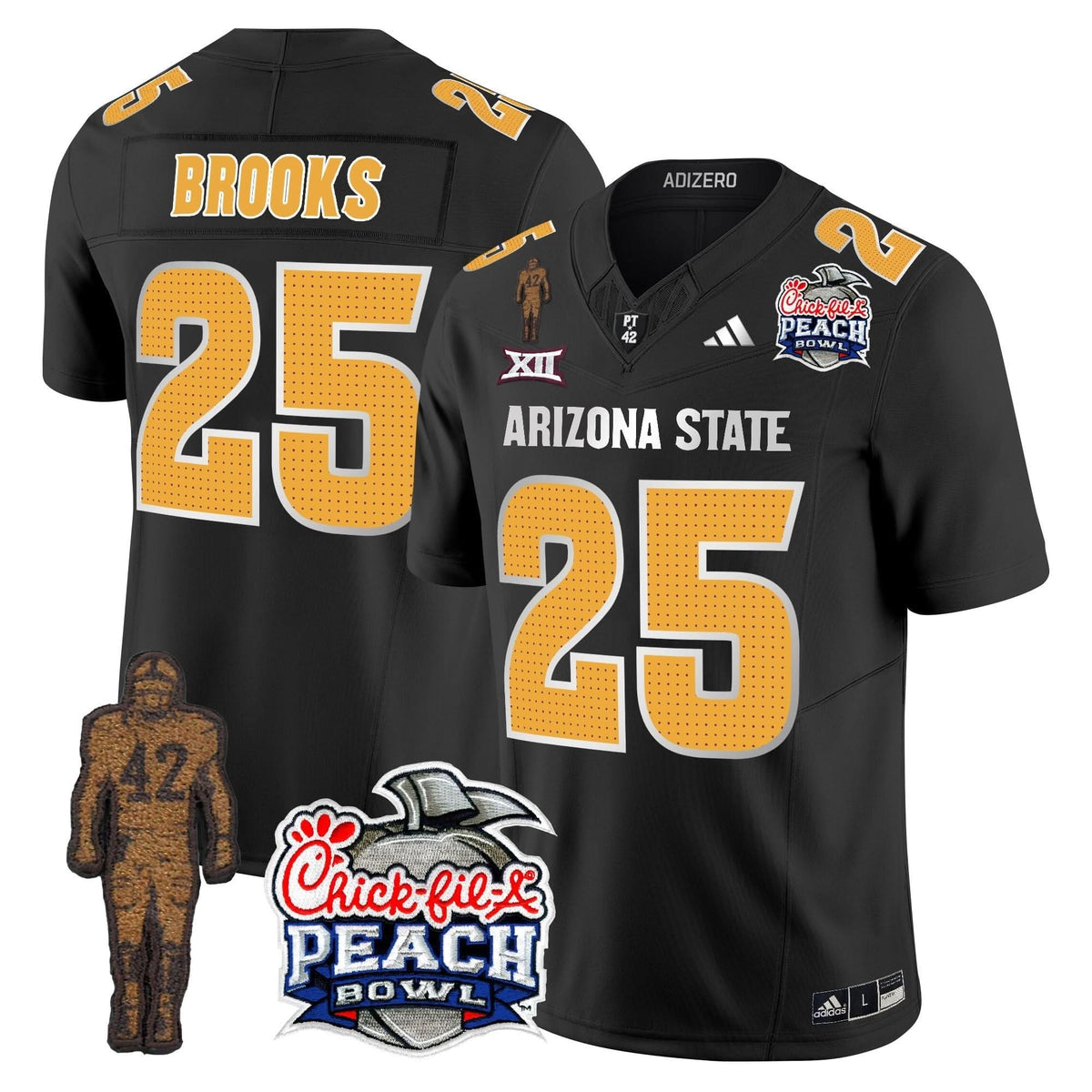 SD Pat Tillman & Peach Bowl Patch Vapor Limited Jersey V2