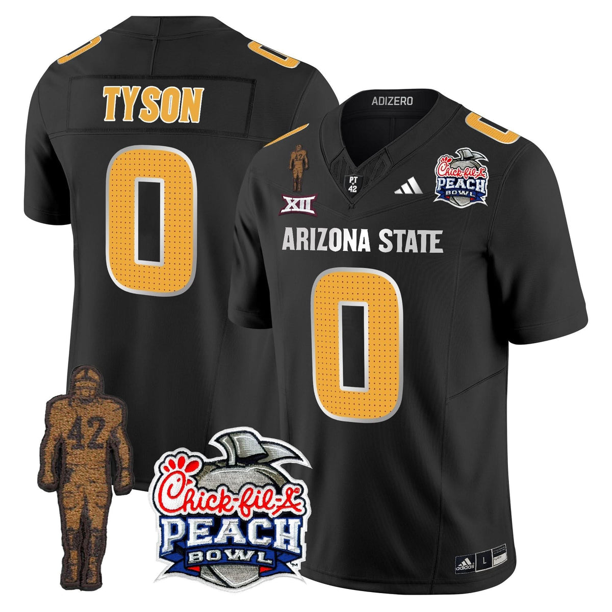 SD Pat Tillman & Peach Bowl Patch Vapor Limited Jersey V2