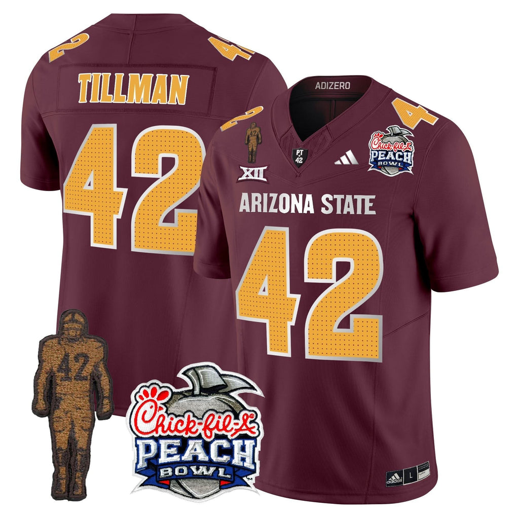 SD Pat Tillman & Peach Bowl Patch Vapor Limited Jersey V2