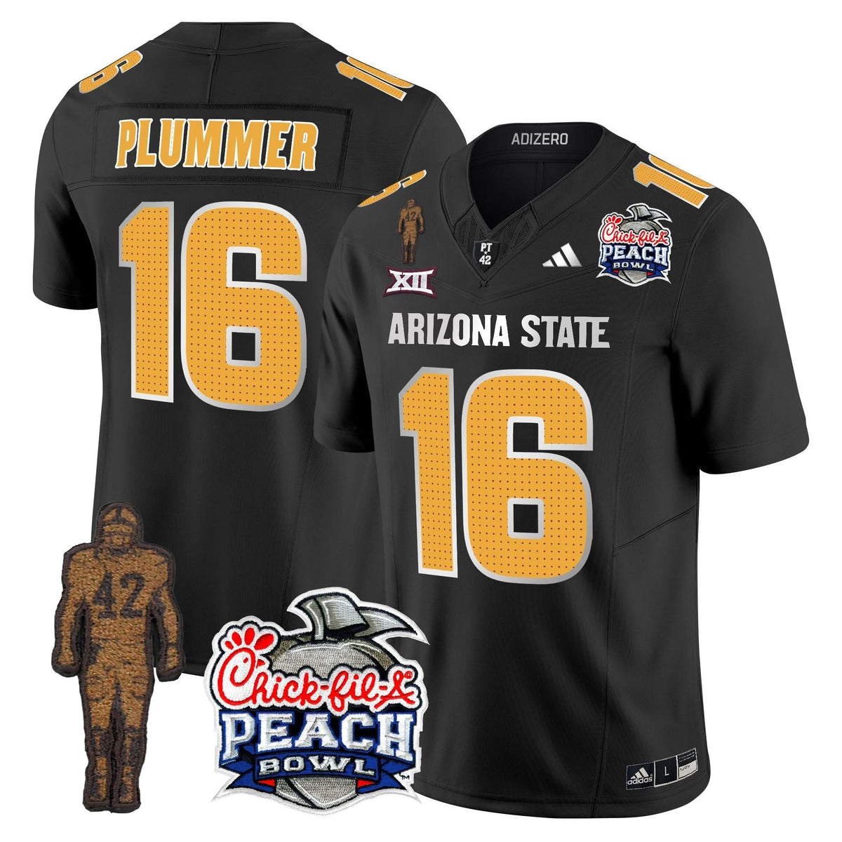 SD Pat Tillman & Peach Bowl Patch Vapor Limited Jersey V2