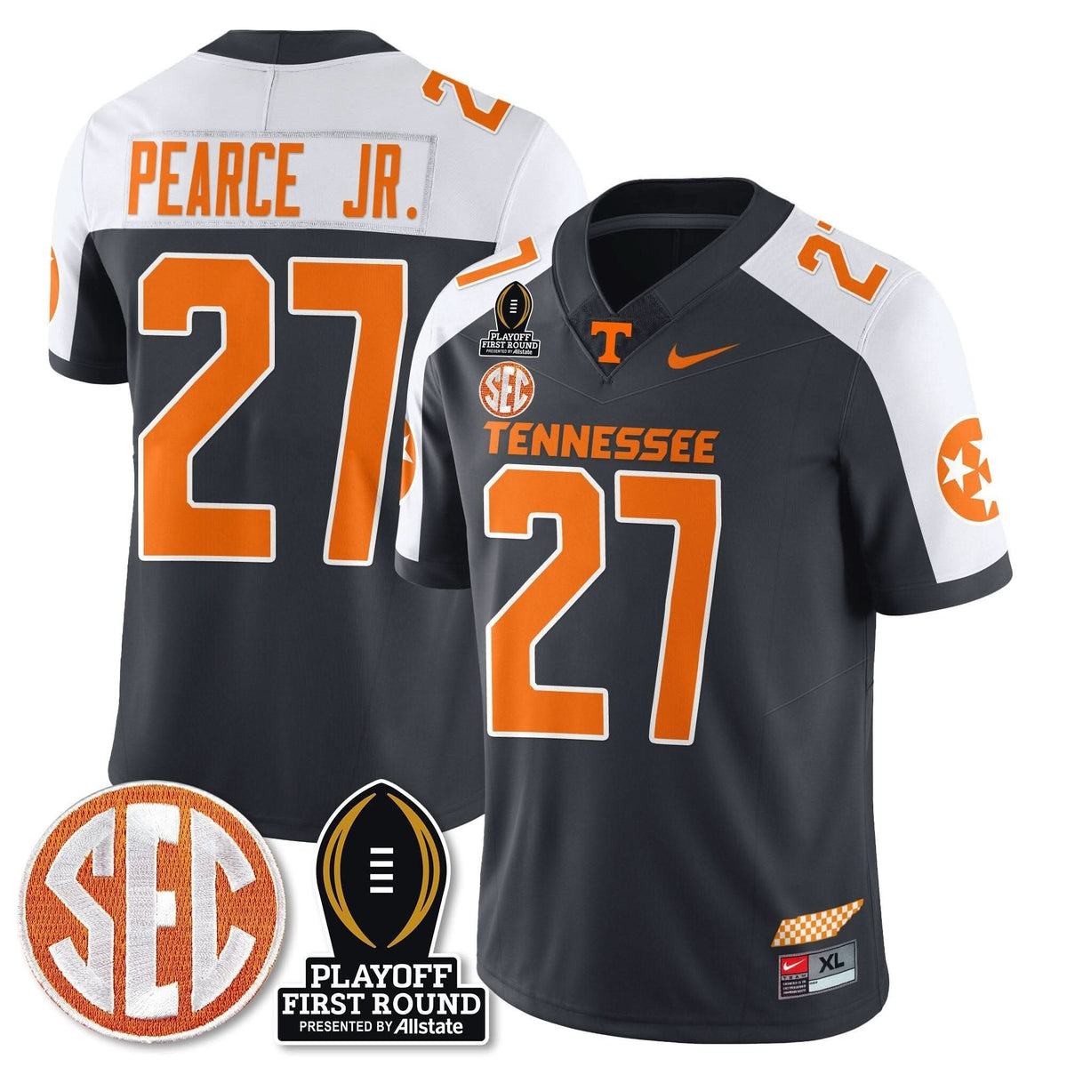 TV Football Jersey - Playoff First Round Patch