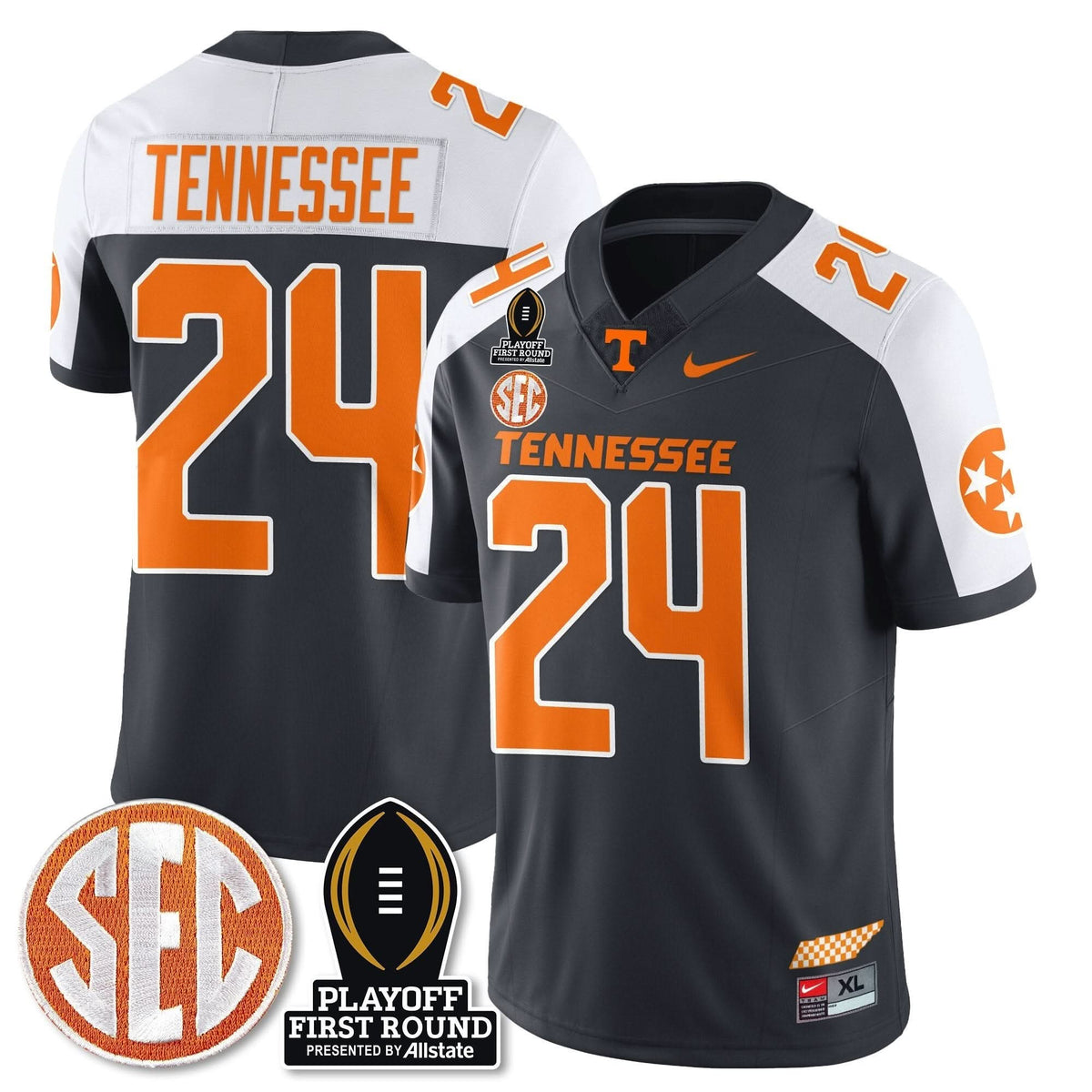 TV Football Jersey - Playoff First Round Patch