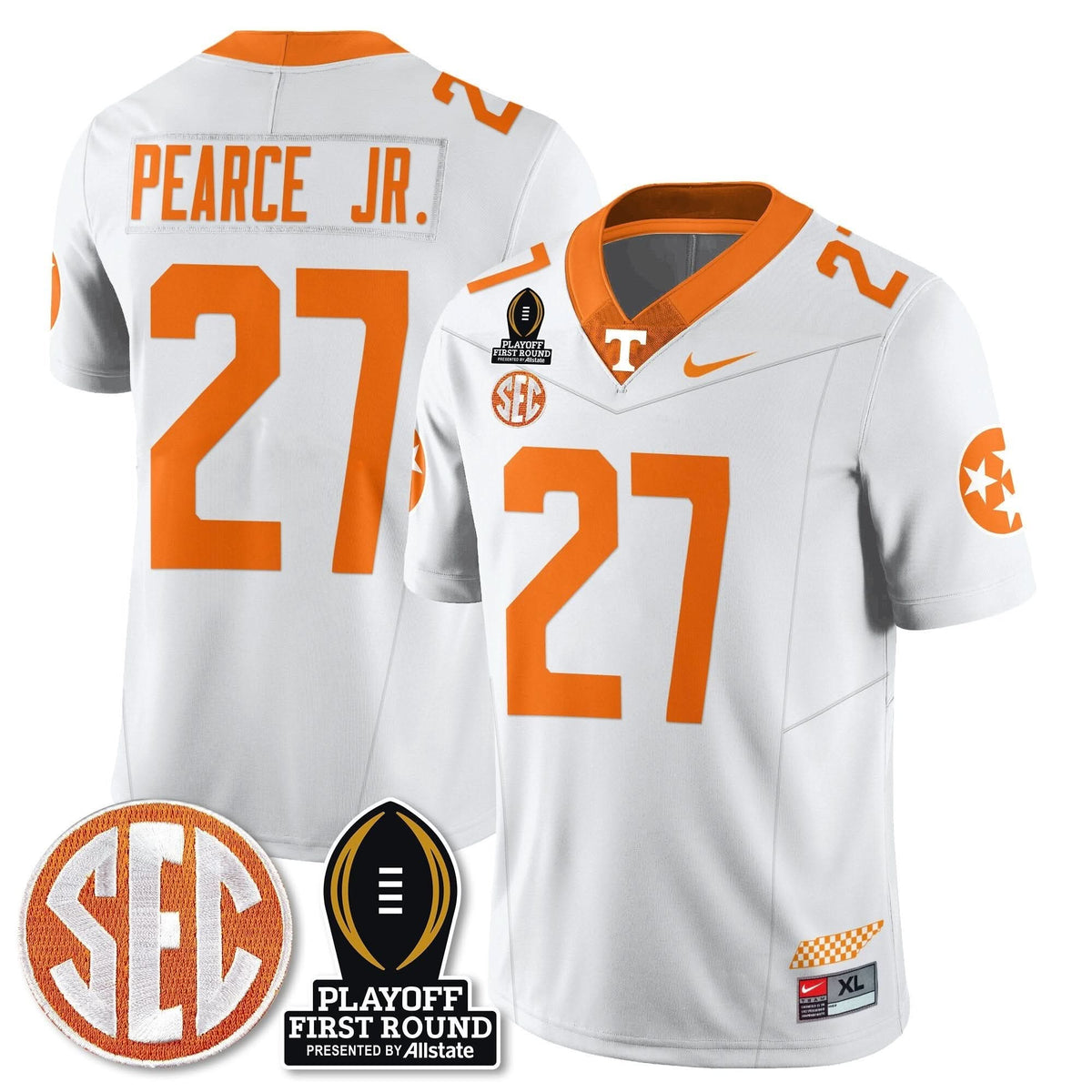 TV Football Jersey - Playoff First Round Patch