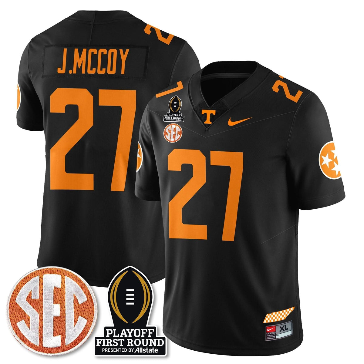 TV Football Jersey - Playoff First Round Patch