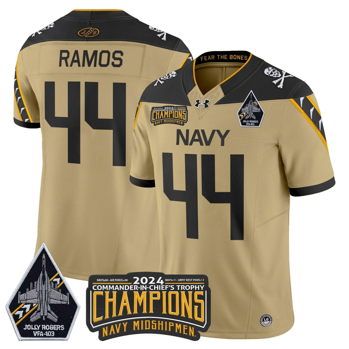 NM 2024 Commander-In-Chief's Trophy Champions Patch Vapor Limited Jersey