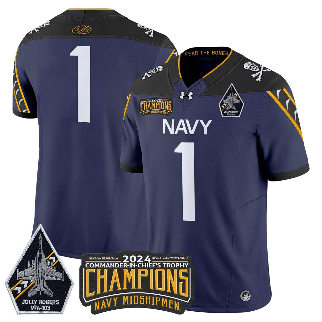 NM 2024 Commander-In-Chief's Trophy Champions Patch Vapor Limited Jersey