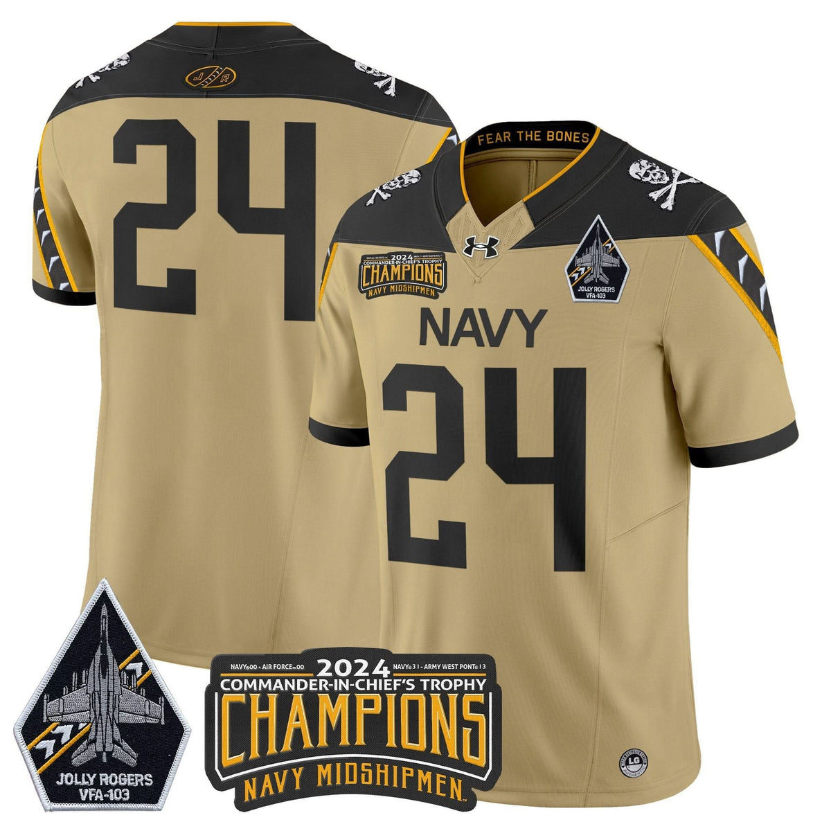 NM 2024 Commander-In-Chief's Trophy Champions Patch Vapor Limited Jersey
