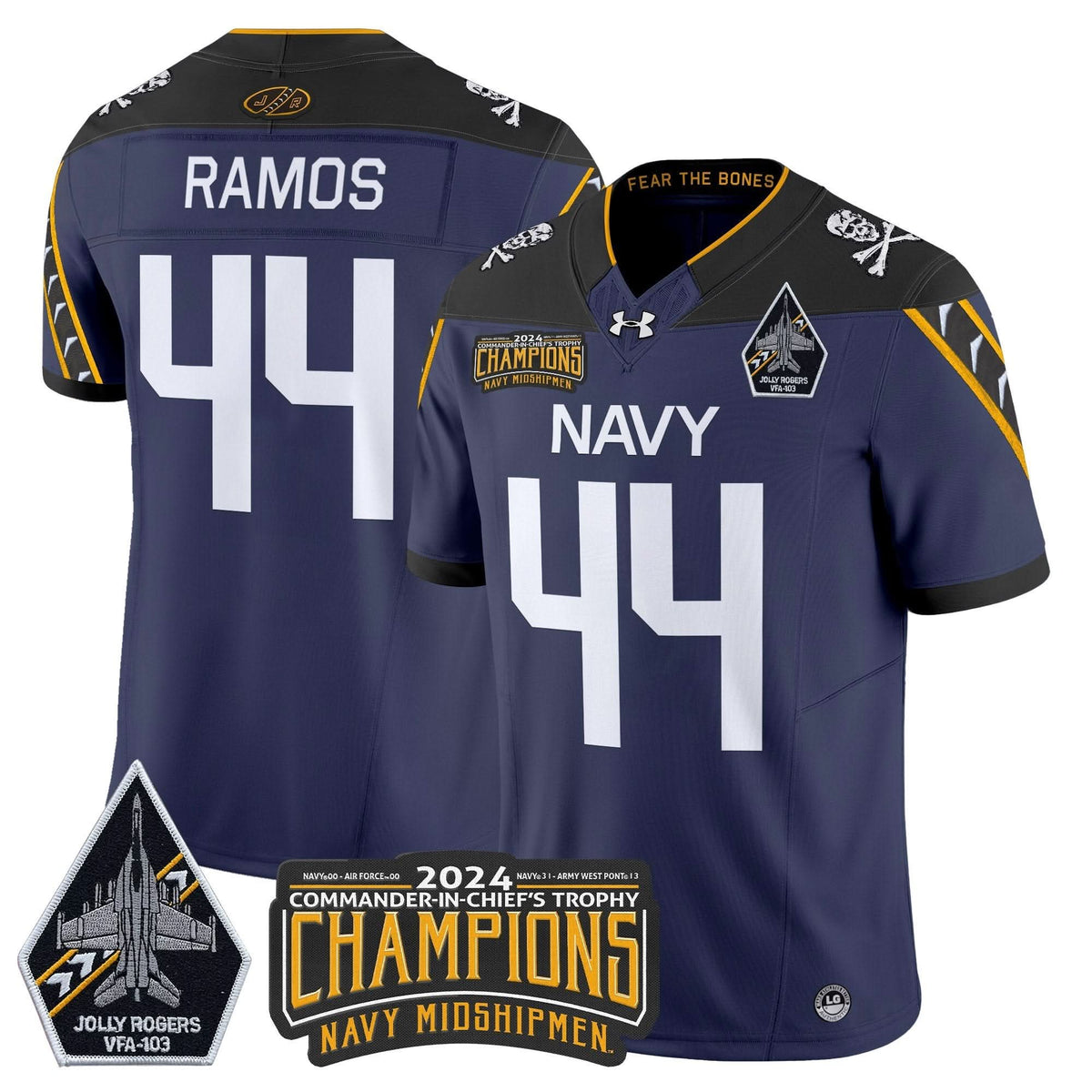 NM 2024 Commander-In-Chief's Trophy Champions Patch Vapor Limited Jersey