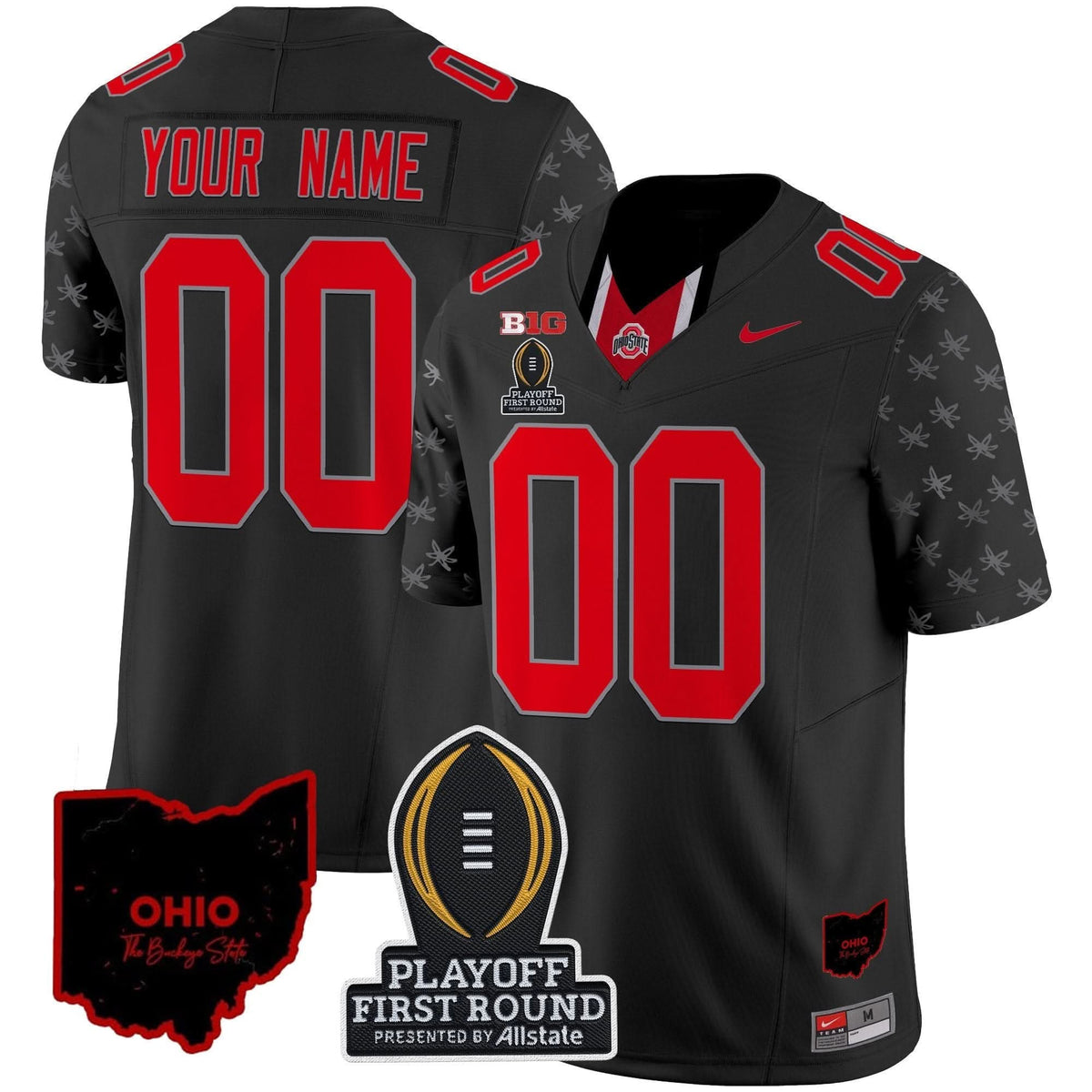 OSB 2024 Playoff First Round Patch Vapor Limited Custom Jersey