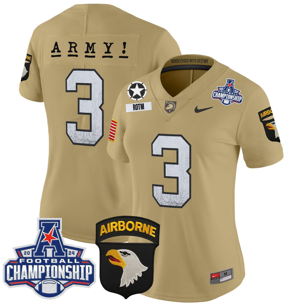 Women's ABK 2024 AAC Championship Patch Vapor Limited Jersey - Stitched