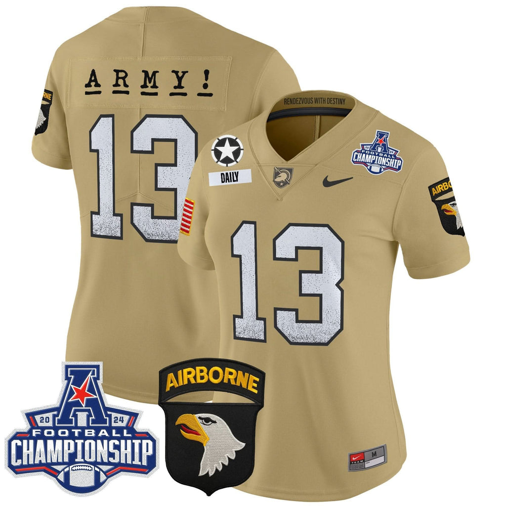 Women's ABK 2024 AAC Championship Patch Vapor Limited Jersey - Stitched