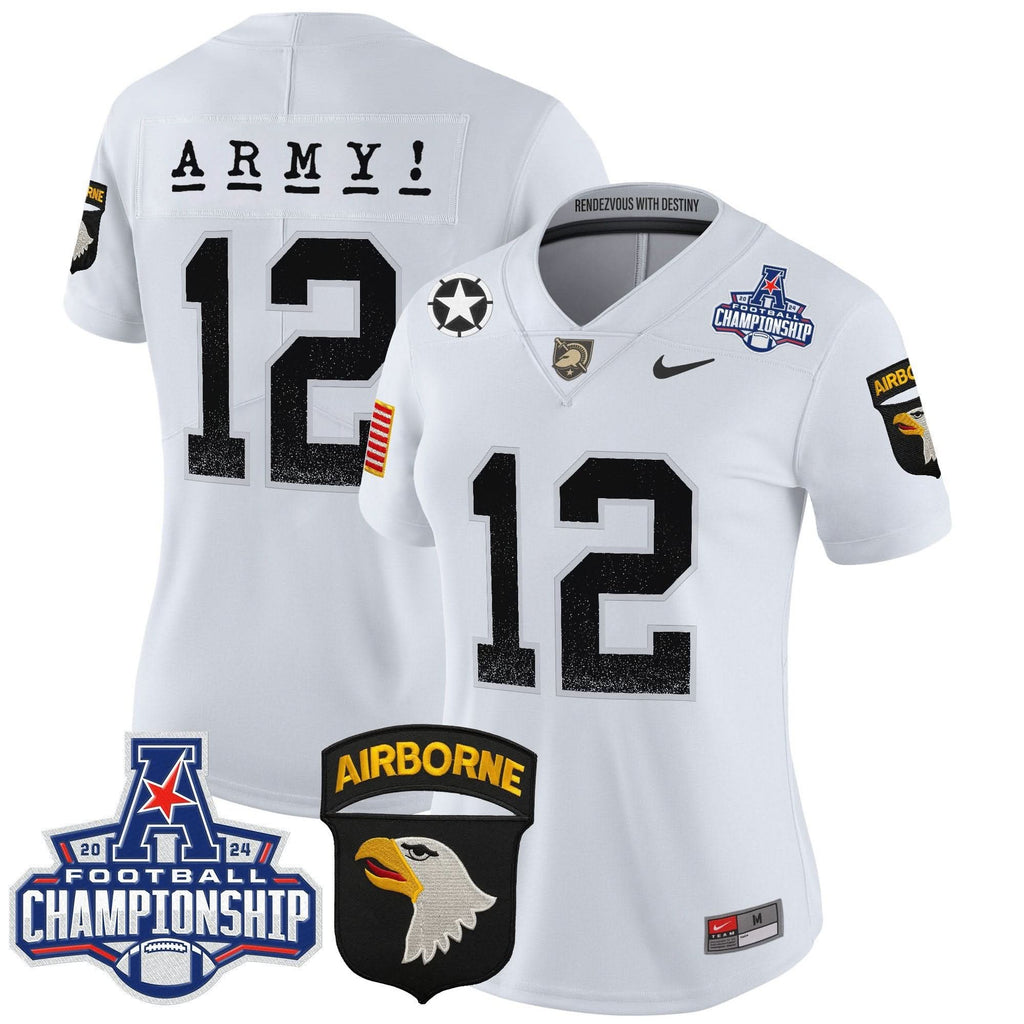 Women's ABK 2024 AAC Championship Patch Vapor Limited Jersey - Stitched