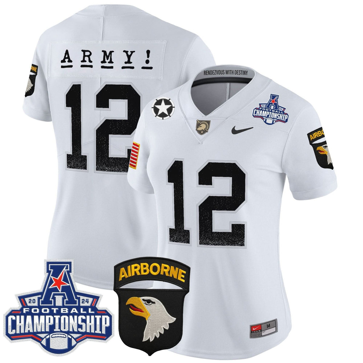 Women's ABK 2024 AAC Championship Patch Vapor Limited Jersey - Stitched