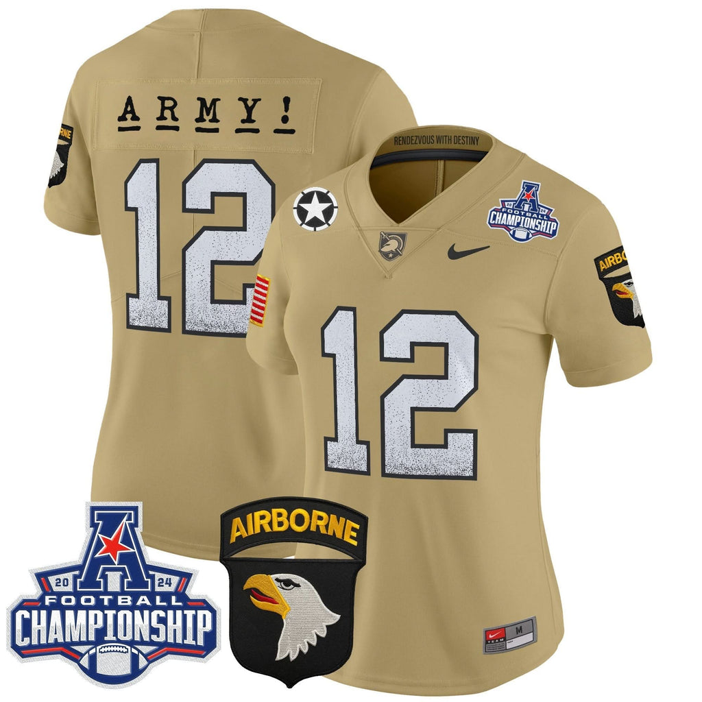 Women's ABK 2024 AAC Championship Patch Vapor Limited Jersey - Stitched