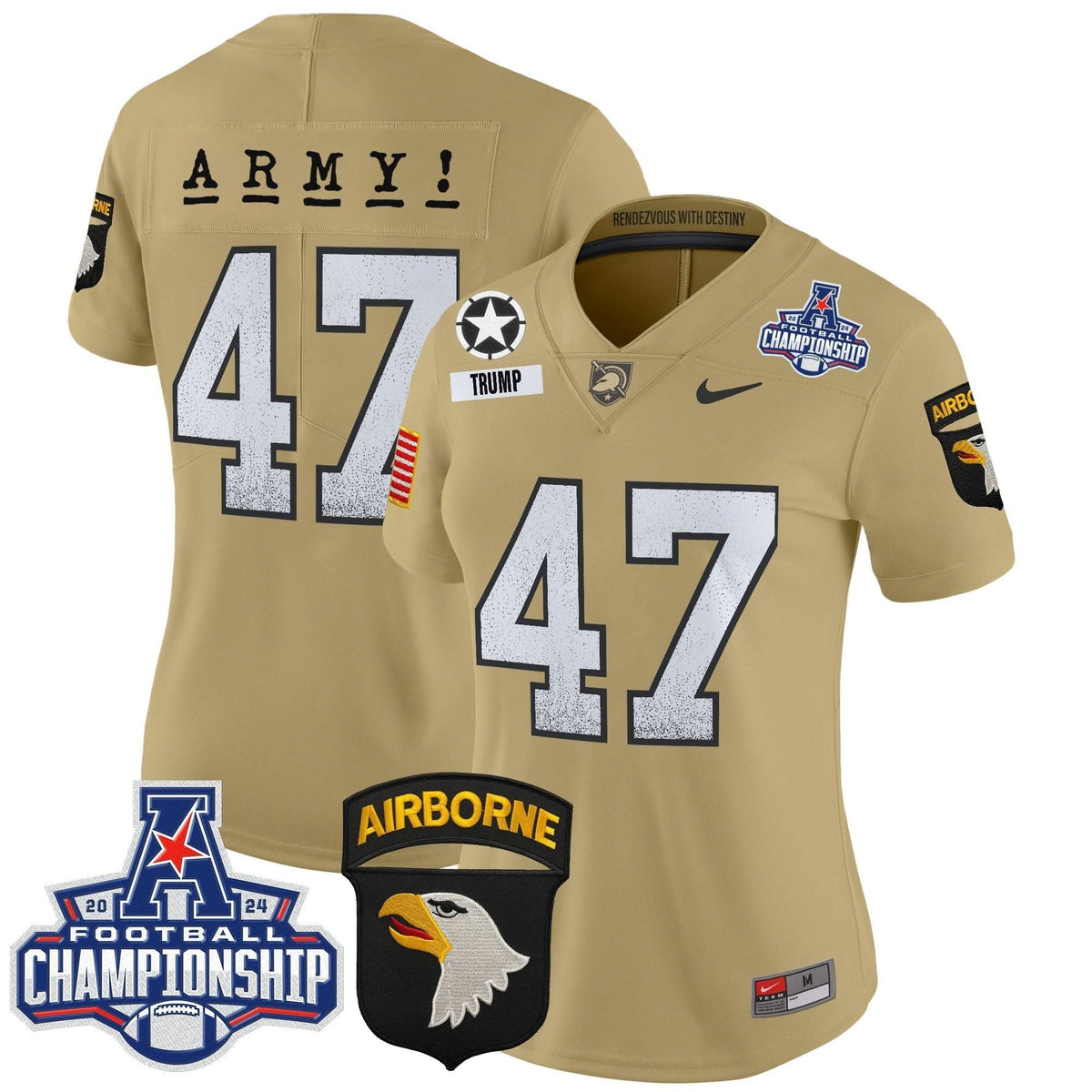 Women's ABK 2024 AAC Championship Patch Vapor Limited Jersey - Stitched