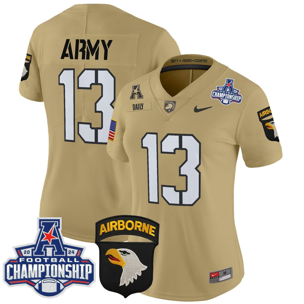 Women's ABK 2024 AAC Championship Patch Vapor Limited Jersey V2 - Stitched
