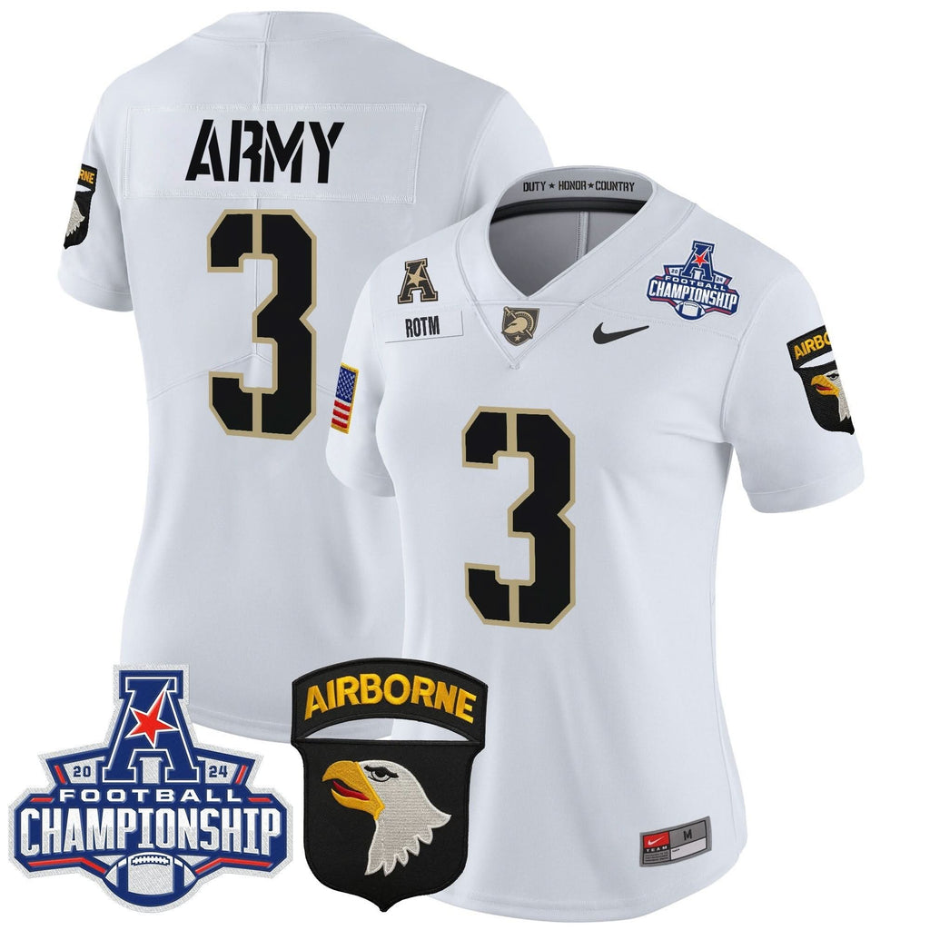 Women's ABK 2024 AAC Championship Patch Vapor Limited Jersey V2 - Stitched