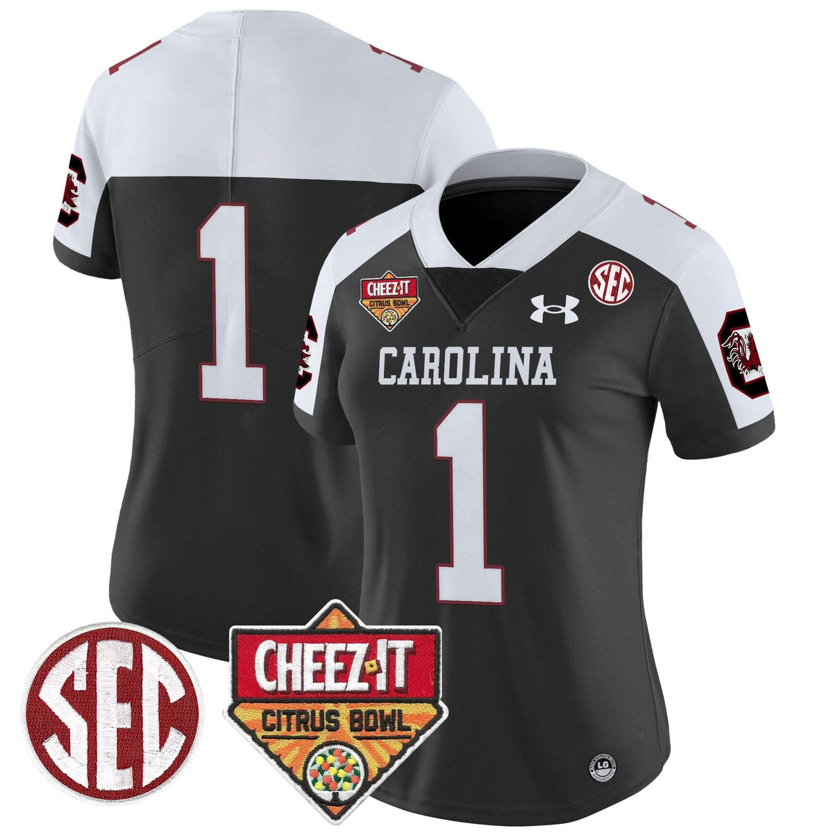 Women's SCG 1980 Throwback Cheez-It Citrus Bowl Patch Vapor Limited Jersey - Stitched