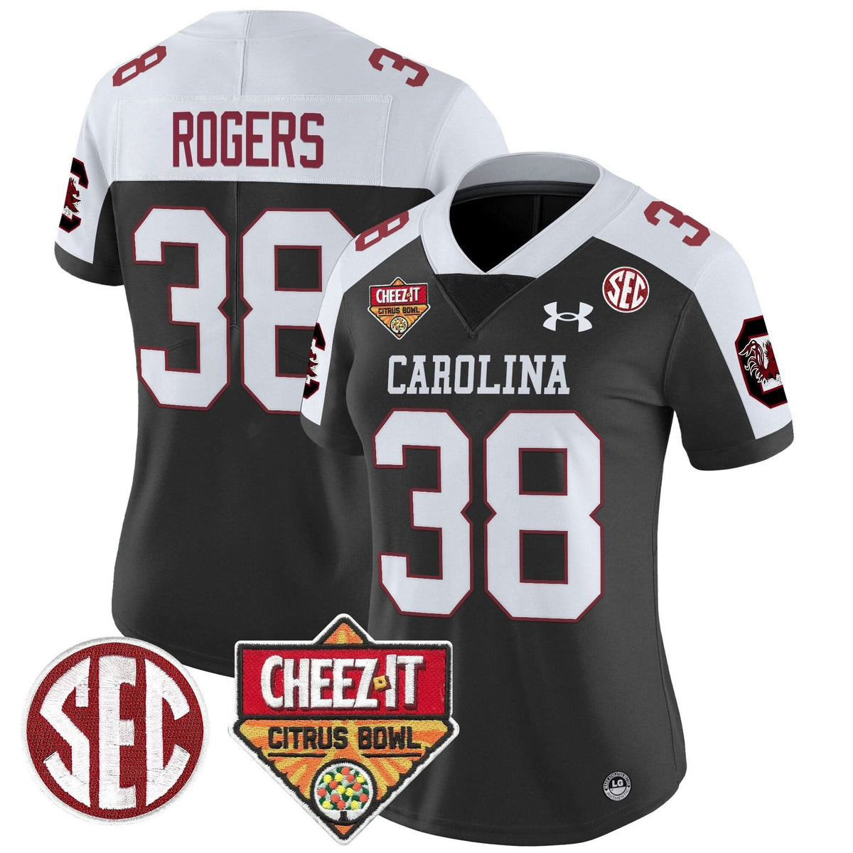 Women's SCG 1980 Throwback Cheez-It Citrus Bowl Patch Vapor Limited Jersey - Stitched
