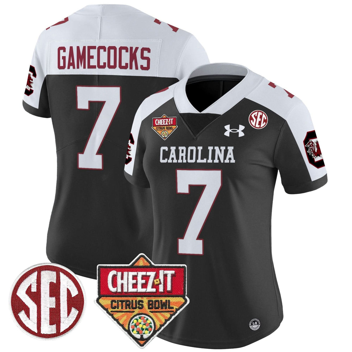 Women's SCG 1980 Throwback Cheez-It Citrus Bowl Patch Vapor Limited Jersey - Stitched