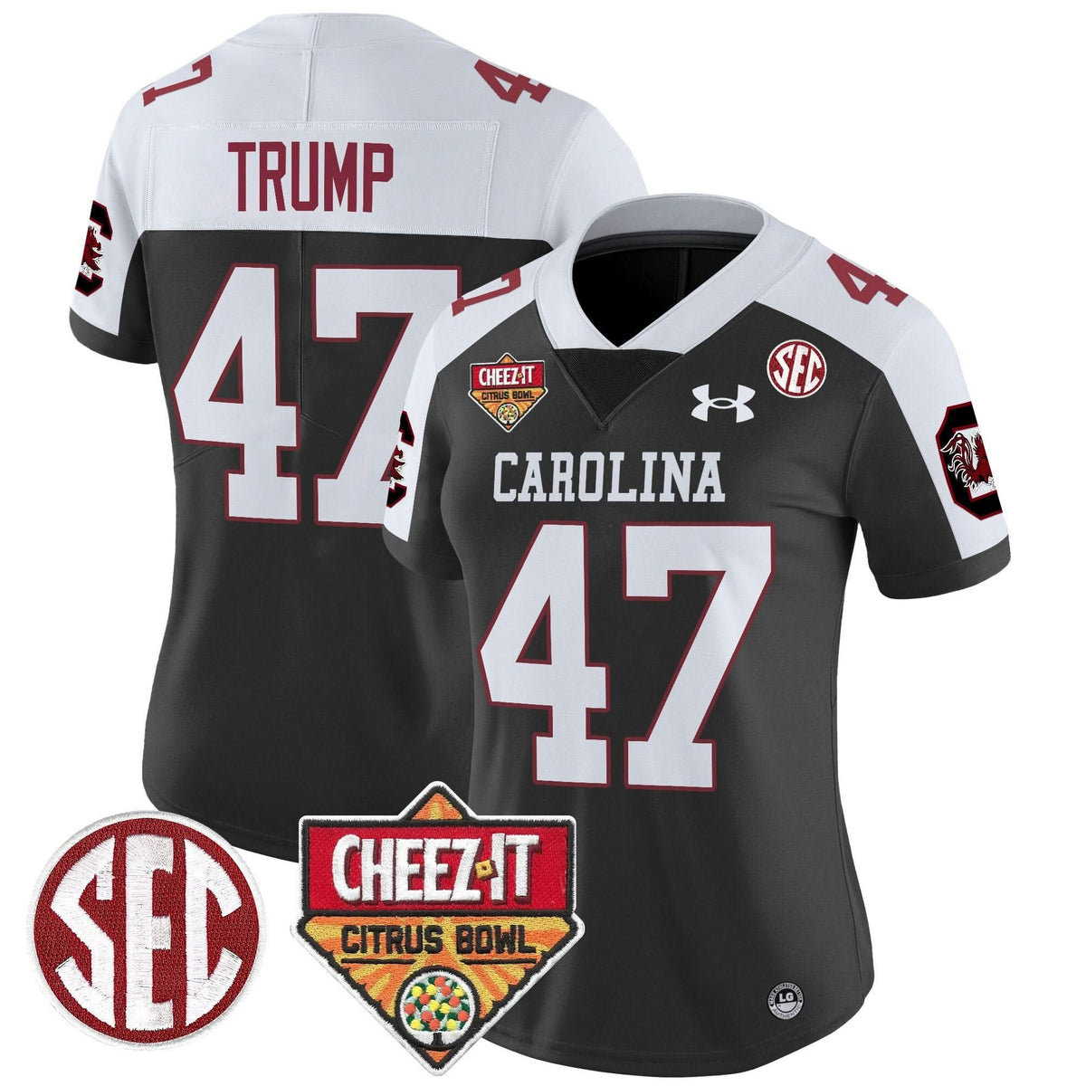 Women's SCG 1980 Throwback Cheez-It Citrus Bowl Patch Vapor Limited Jersey - Stitched