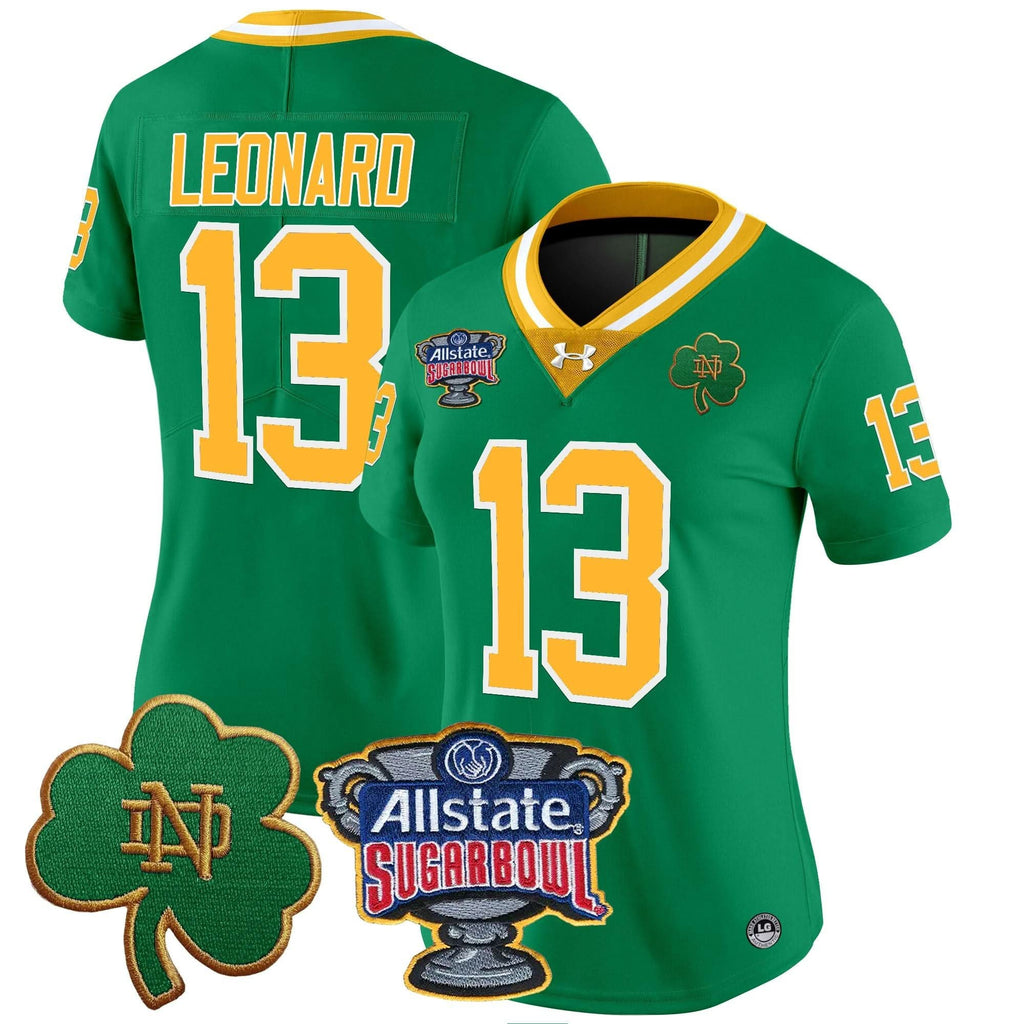 Women's NDFI 2024 Sugar Bowl Patch Vapor Limited Jersey - Stitched