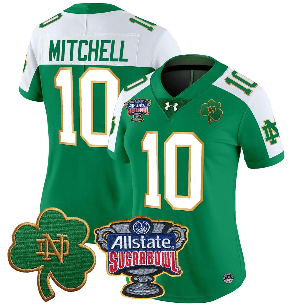 Women's NDFI 2024 Sugar Bowl Patch Vapor Limited Jersey - Stitched