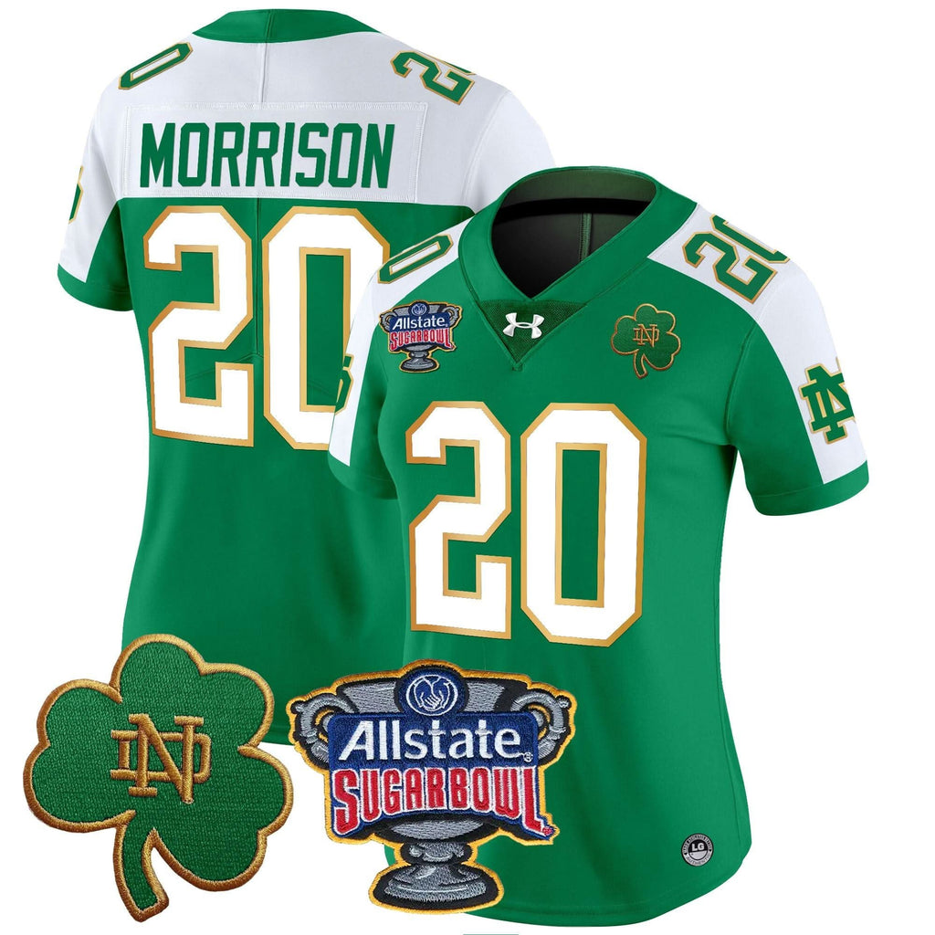Women's NDFI 2024 Sugar Bowl Patch Vapor Limited Jersey - Stitched