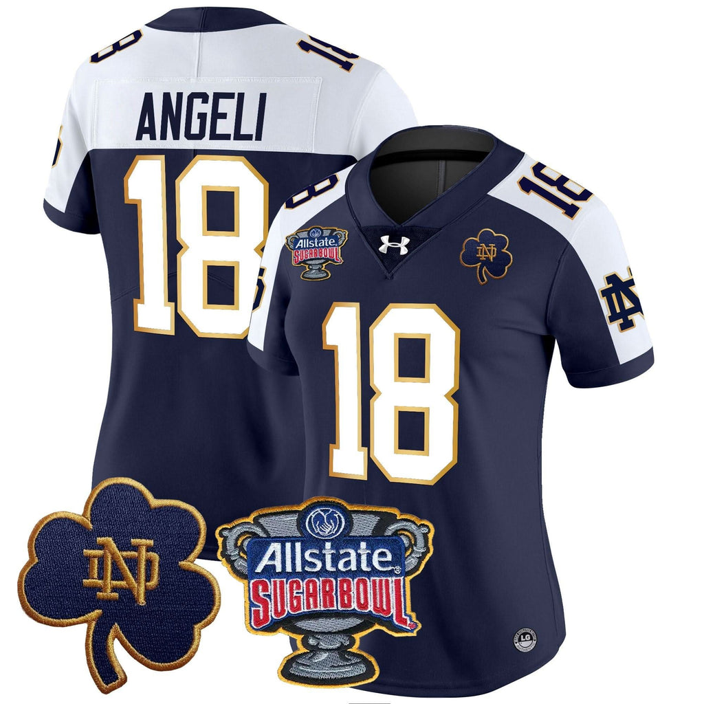 Women's NDFI 2024 Sugar Bowl Patch Vapor Limited Jersey - Stitched