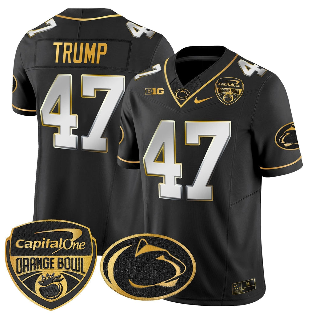PSU Orange Bowl Patch Gold Vapor Limited Jersey
