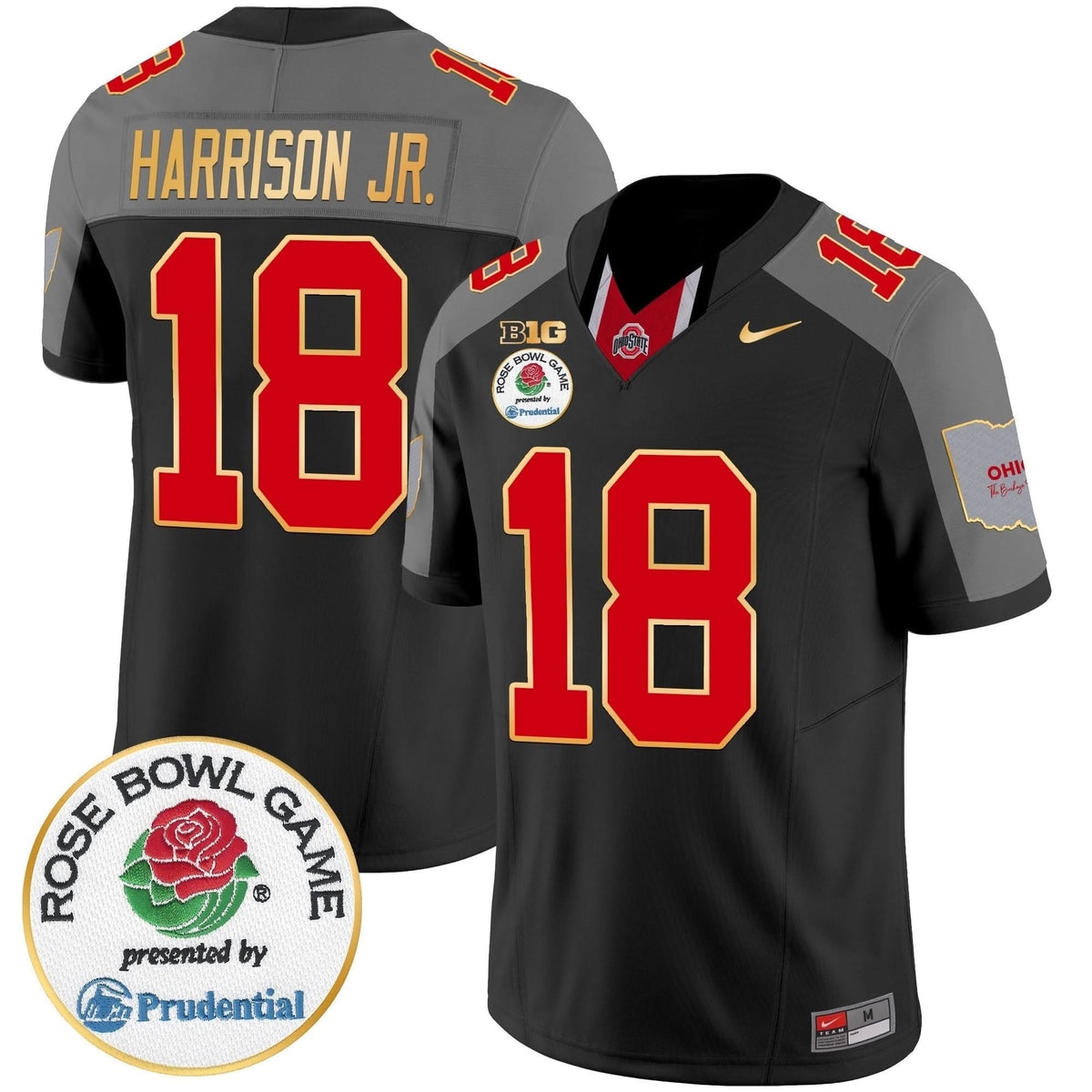 OSB Rose Bowl Gold Trim Vapor Limited Jersey