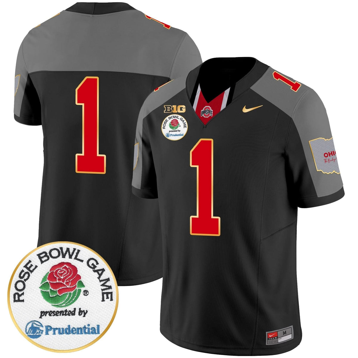 OSB Rose Bowl Gold Trim Vapor Limited Jersey