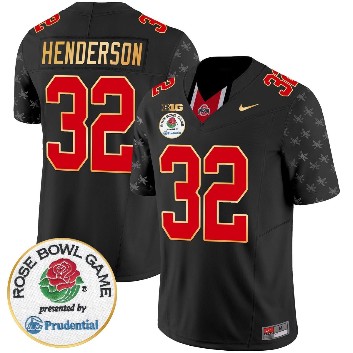 OSB Rose Bowl Gold Trim Vapor Limited Jersey