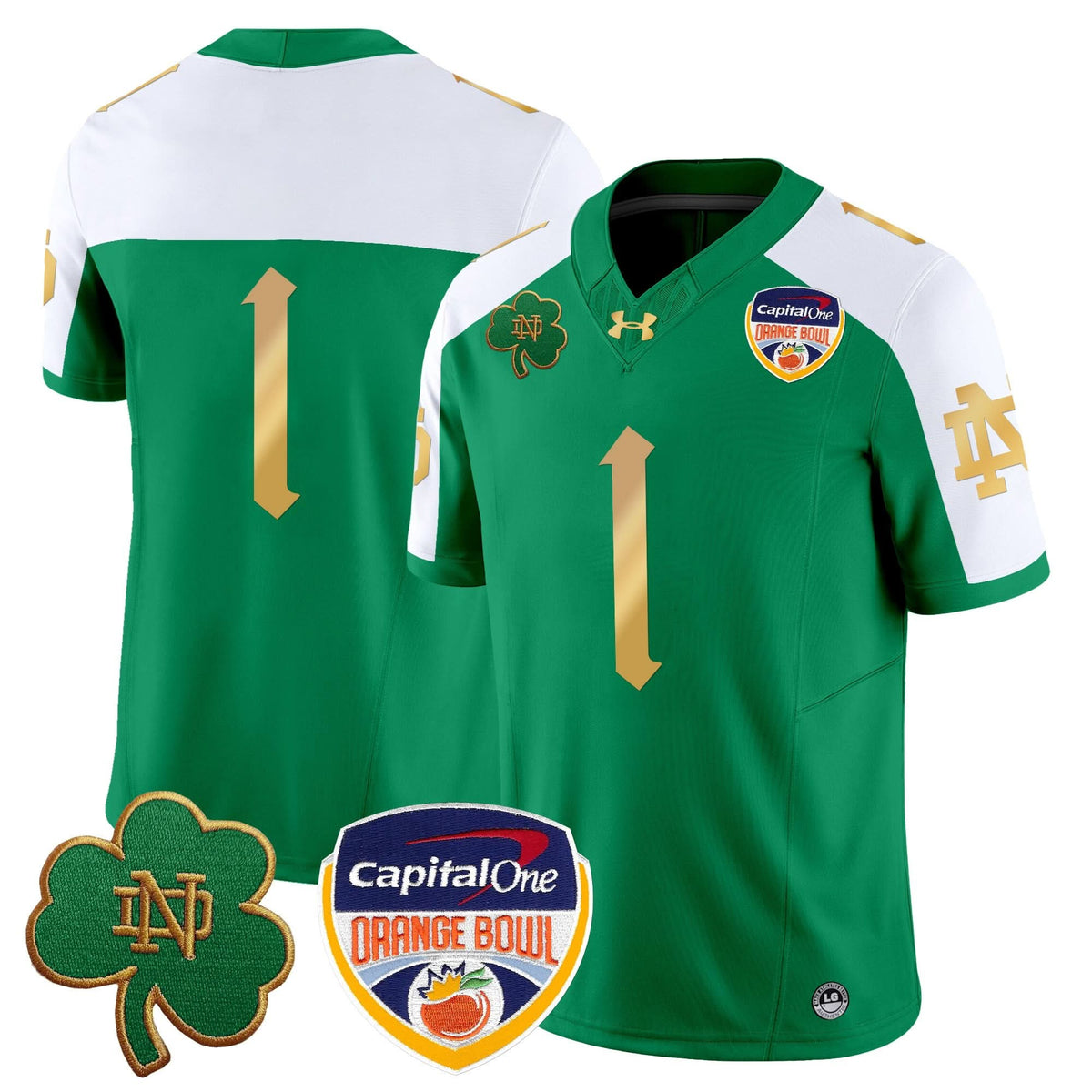 NDFI 2024 Orange Bowl Patch Vapor Limited Jersey V2