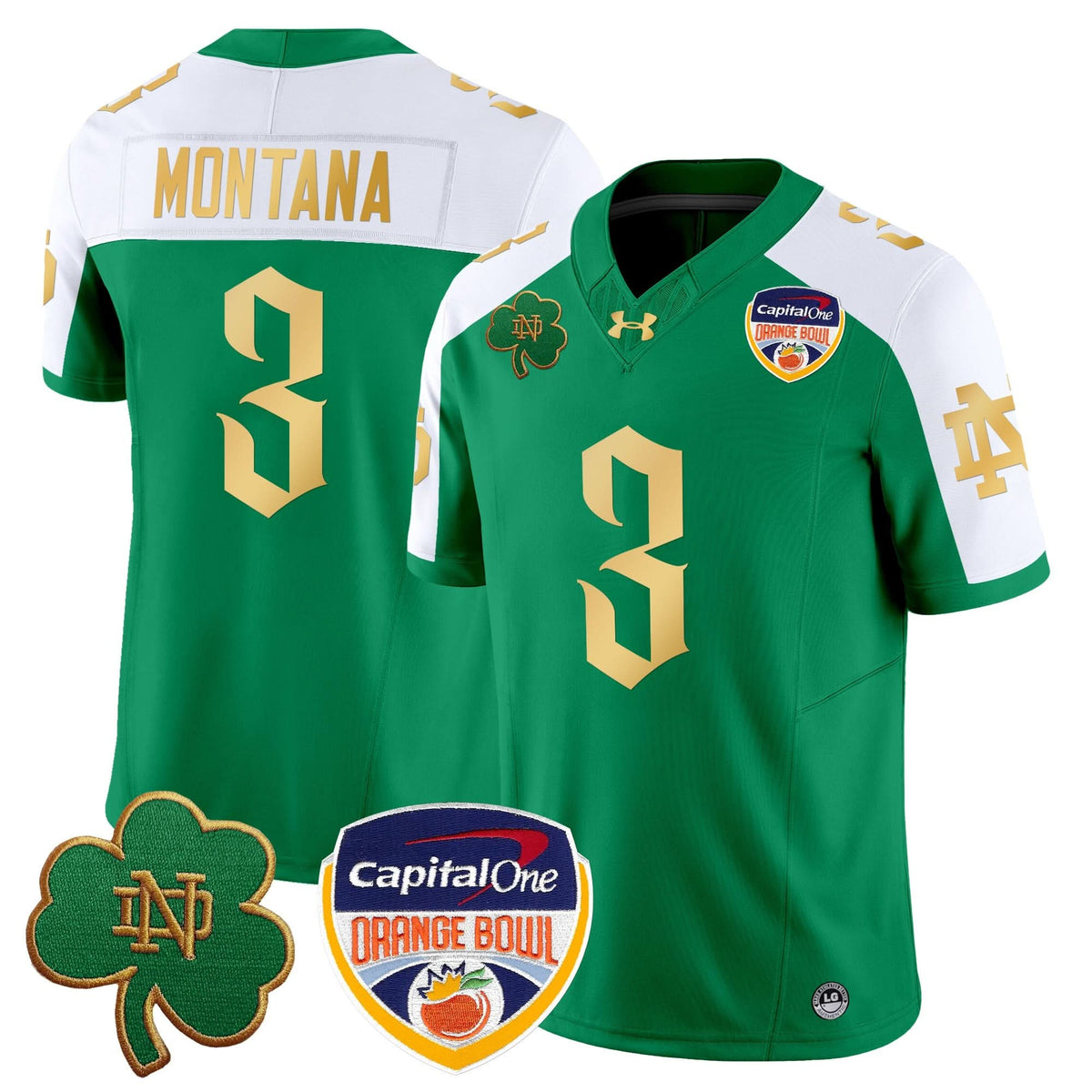 NDFI 2024 Orange Bowl Patch Vapor Limited Jersey V2