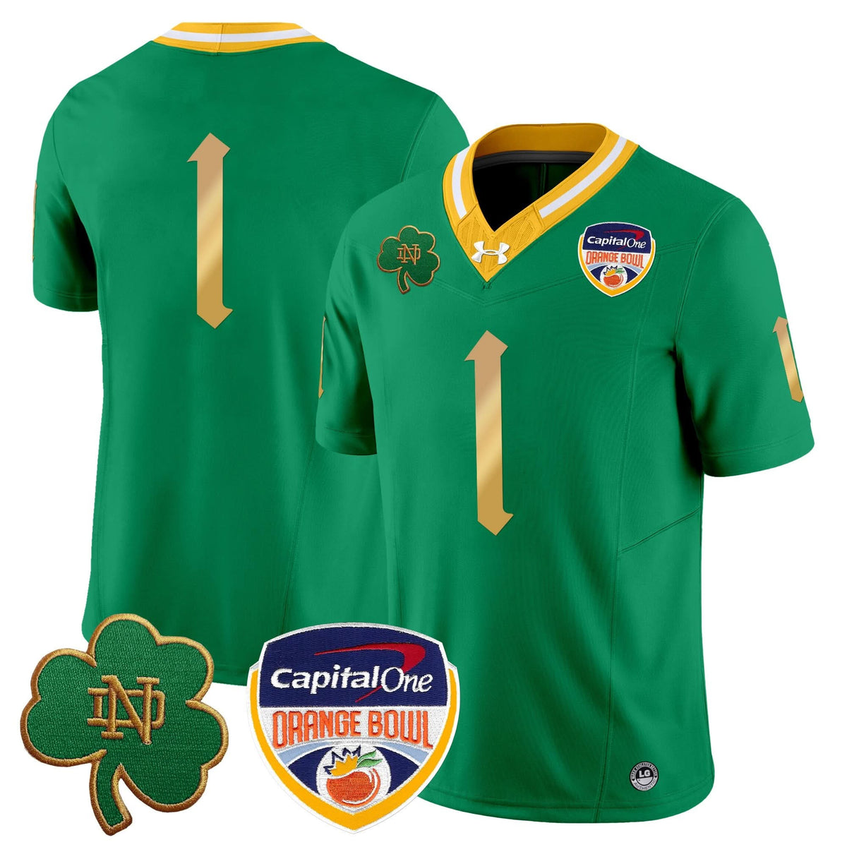 NDFI 2024 Orange Bowl Patch Vapor Limited Jersey V2