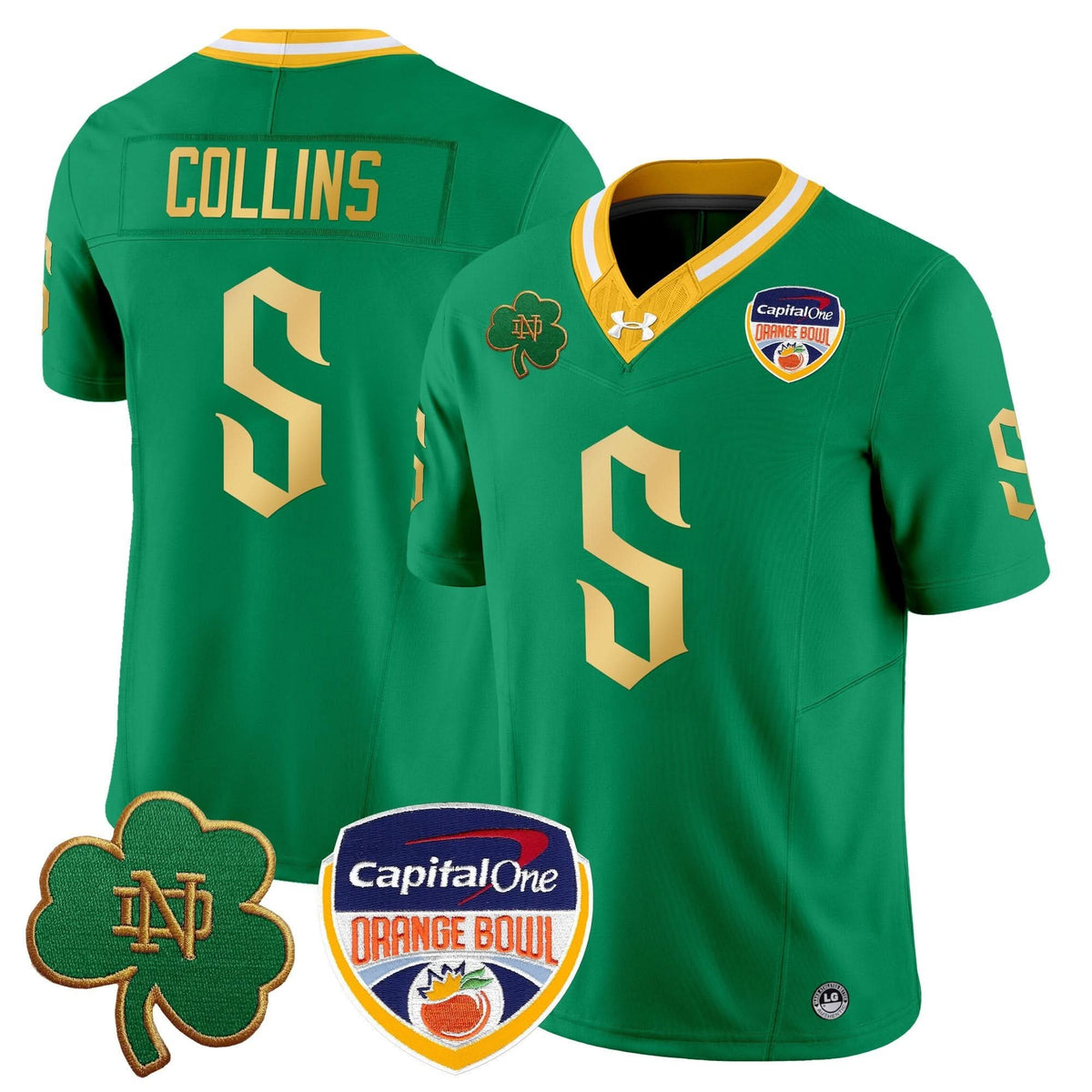NDFI 2024 Orange Bowl Patch Vapor Limited Jersey V2