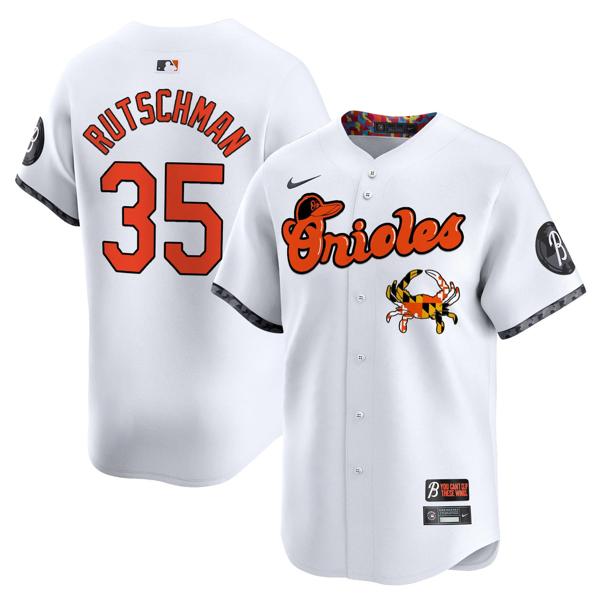 BAL Maryland Blue Crab Vapor Premier Limited Jersey - Stitched
