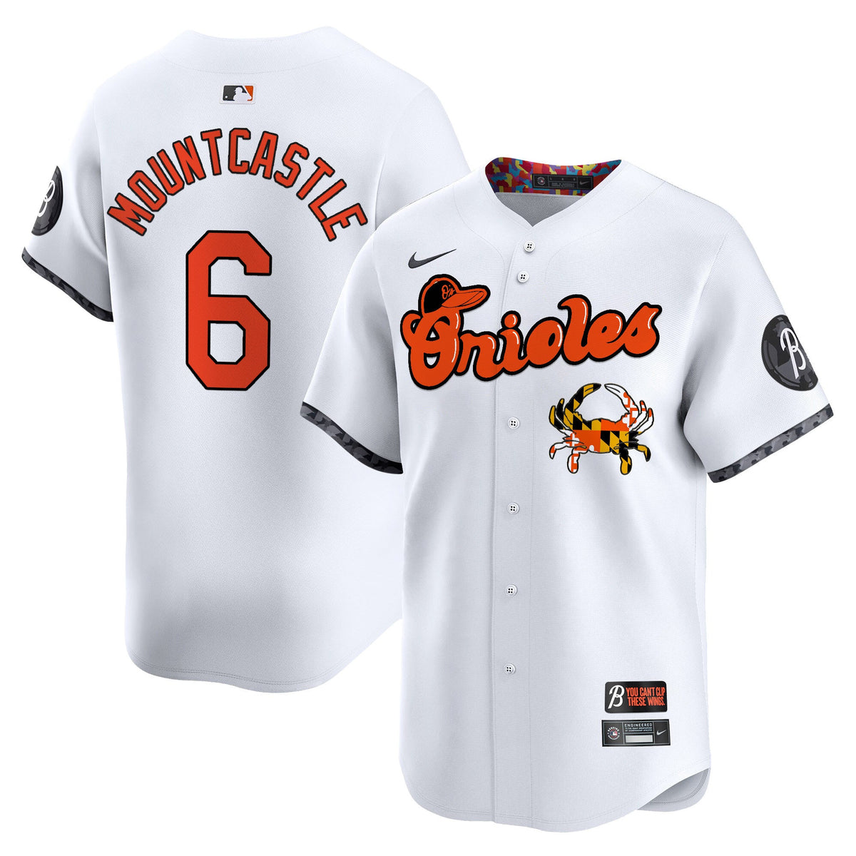 BAL Maryland Blue Crab Vapor Premier Limited Jersey - Stitched