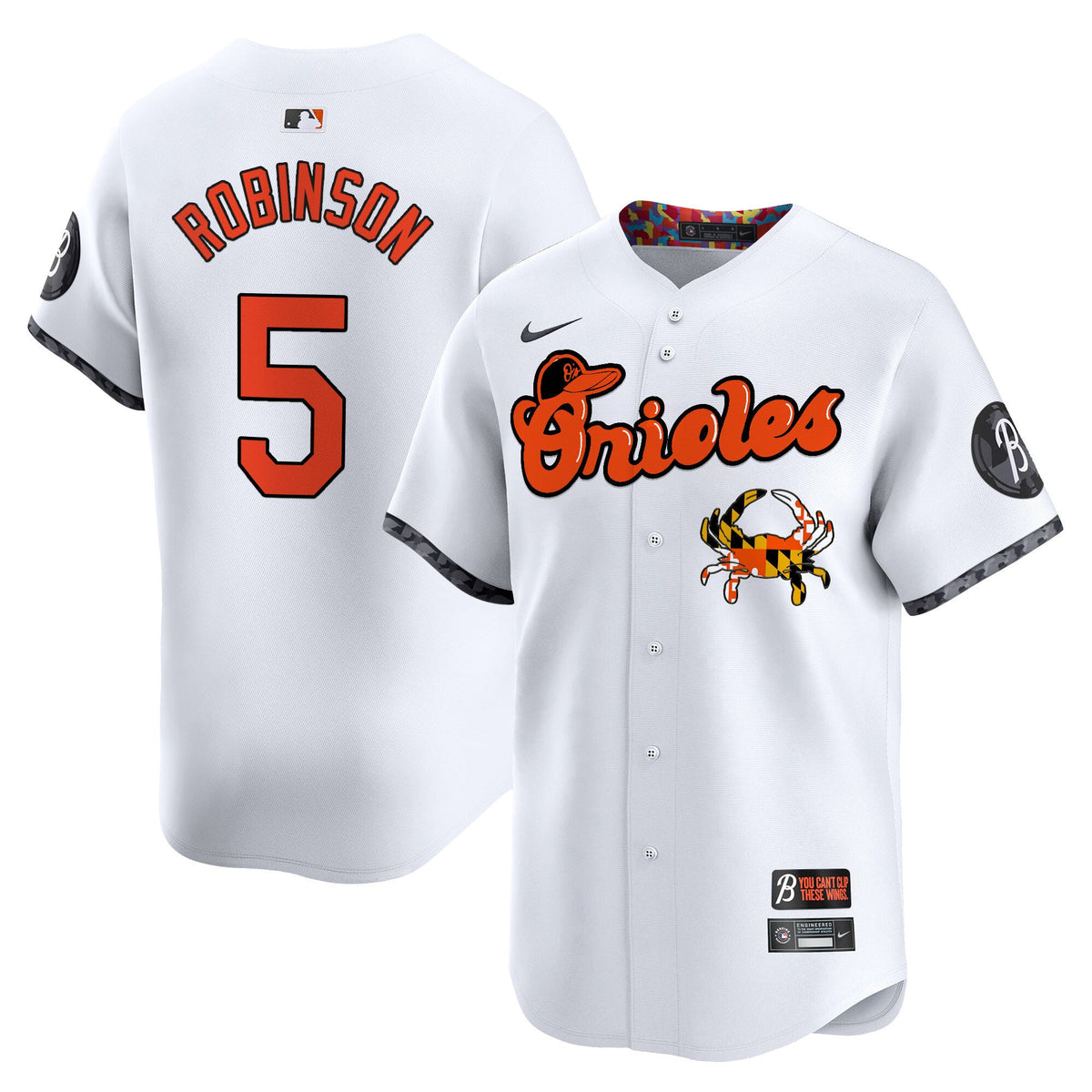 BAL Maryland Blue Crab Vapor Premier Limited Jersey - Stitched
