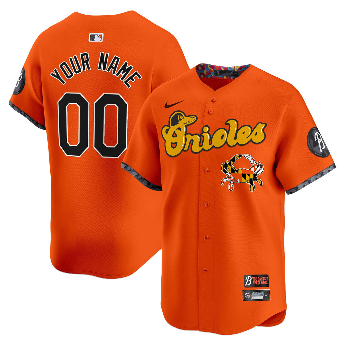 BAL Maryland Blue Crab Vapor Premier Limited Custom Jersey - Stitched