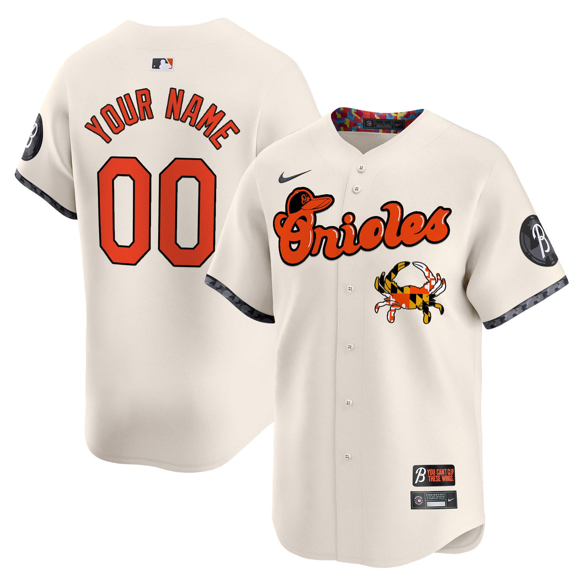 BAL Maryland Blue Crab Vapor Premier Limited Custom Jersey - Stitched