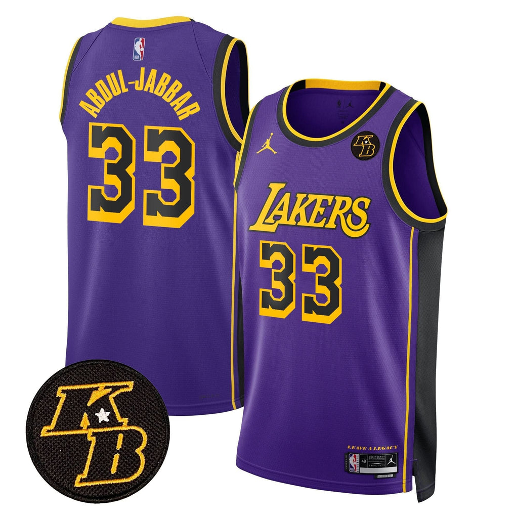 LAL Kobe Bryant Patch Swingman Jersey - Stitched