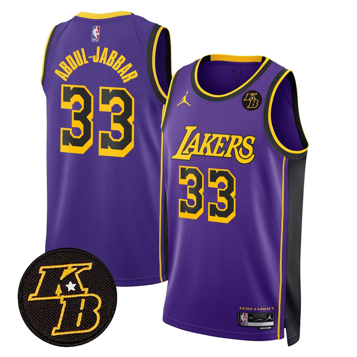 LAL Kobe Bryant Patch Swingman Jersey - Stitched