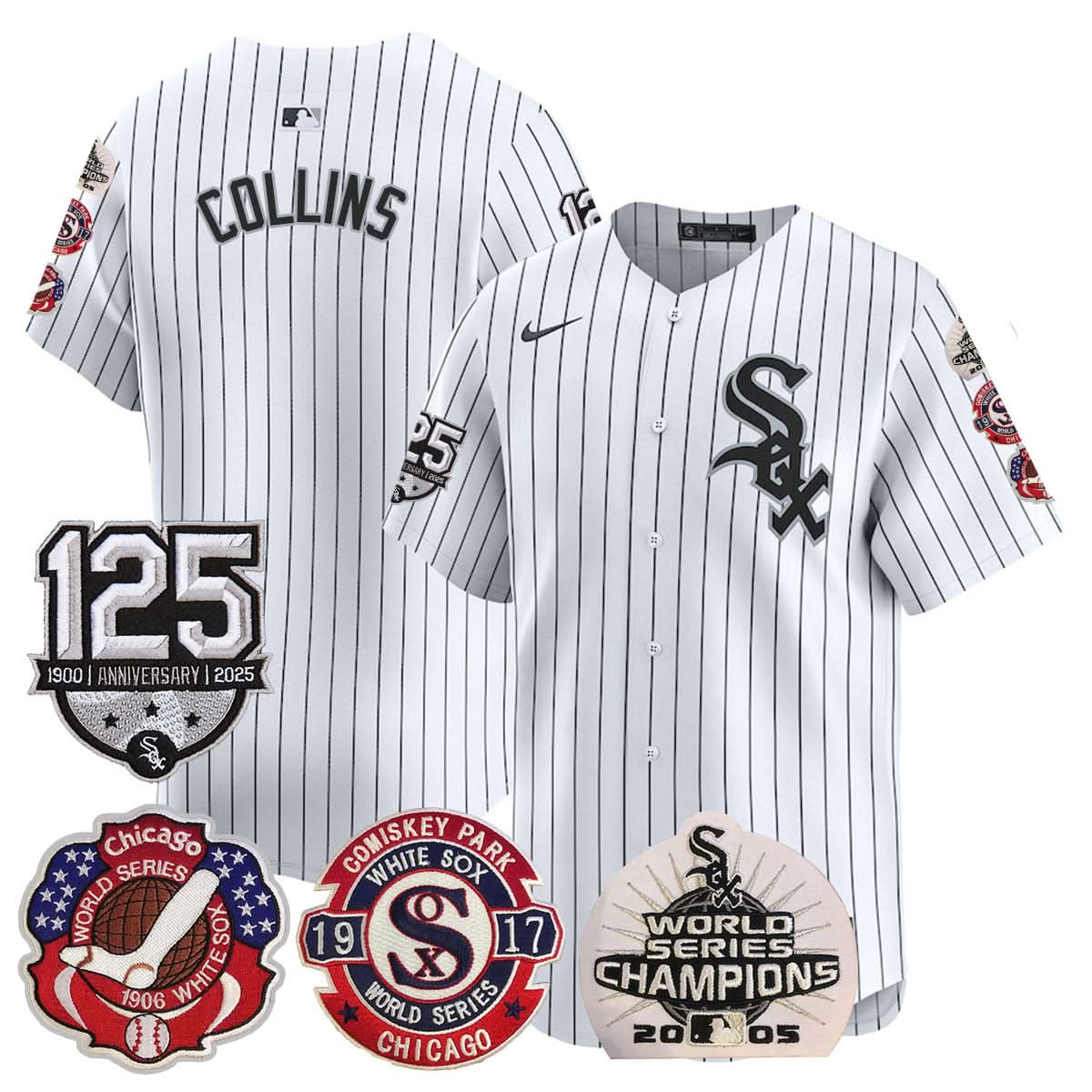 CWS 125th Anniversary - World Series Champions Jersey - Stitched