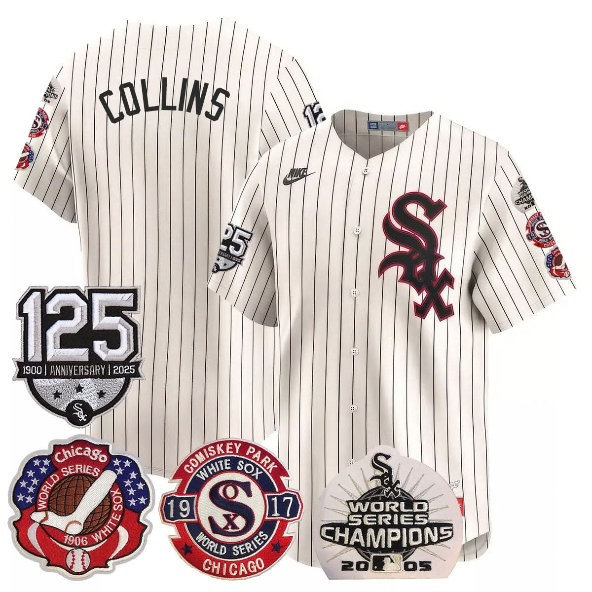 CWS 125th Anniversary - World Series Champions Jersey - Stitched