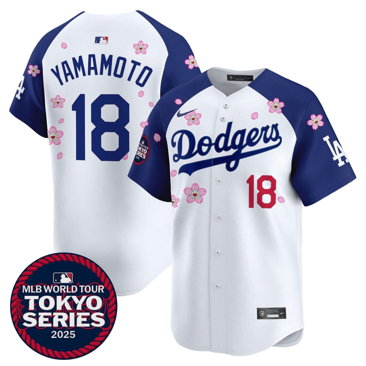 LAD Tokyo Series 2025 Vapor Premier Limited Jersey V2 - Stitched