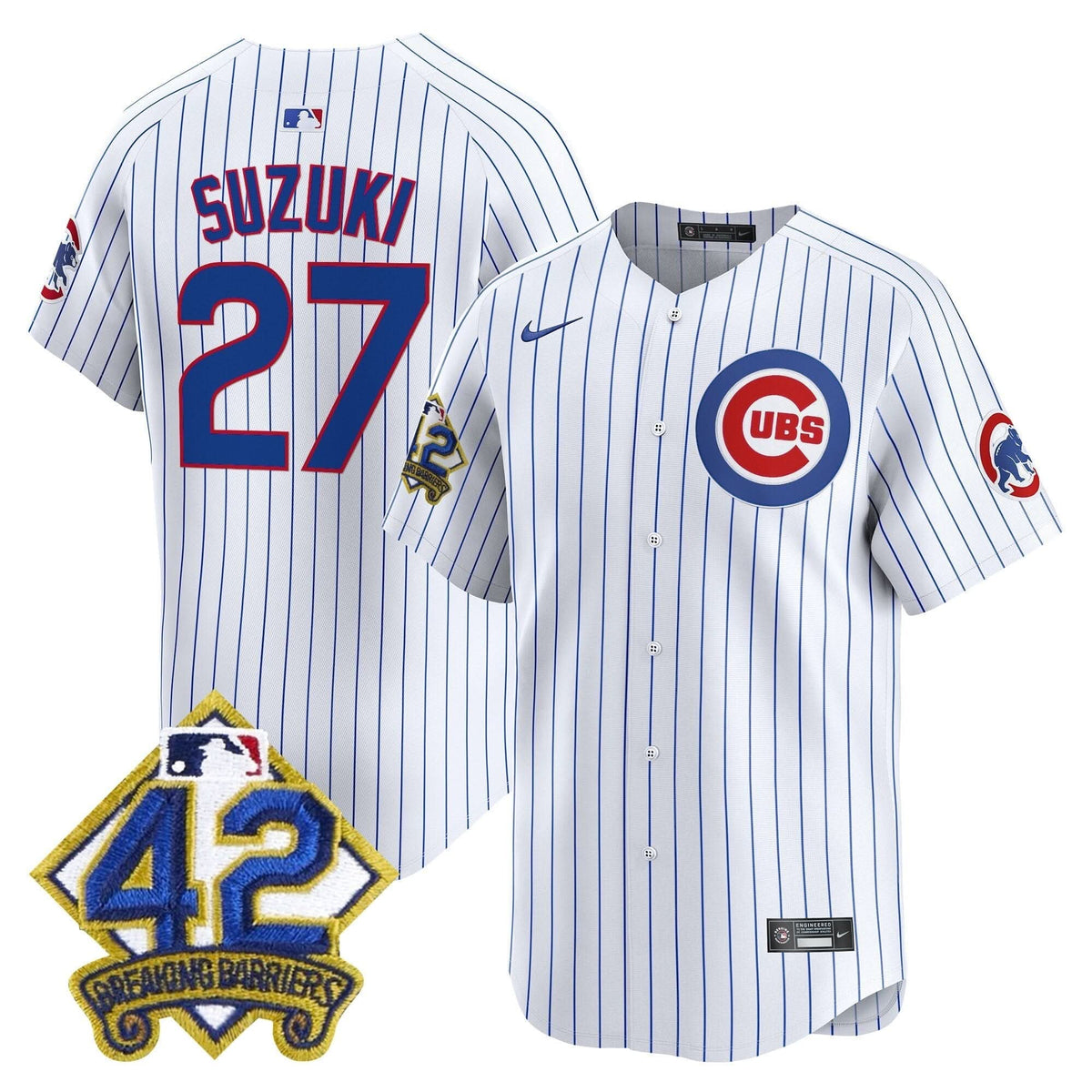 CC 2025 Jackie Robinson Patch Vapor Premier Limited Jersey - Stitched